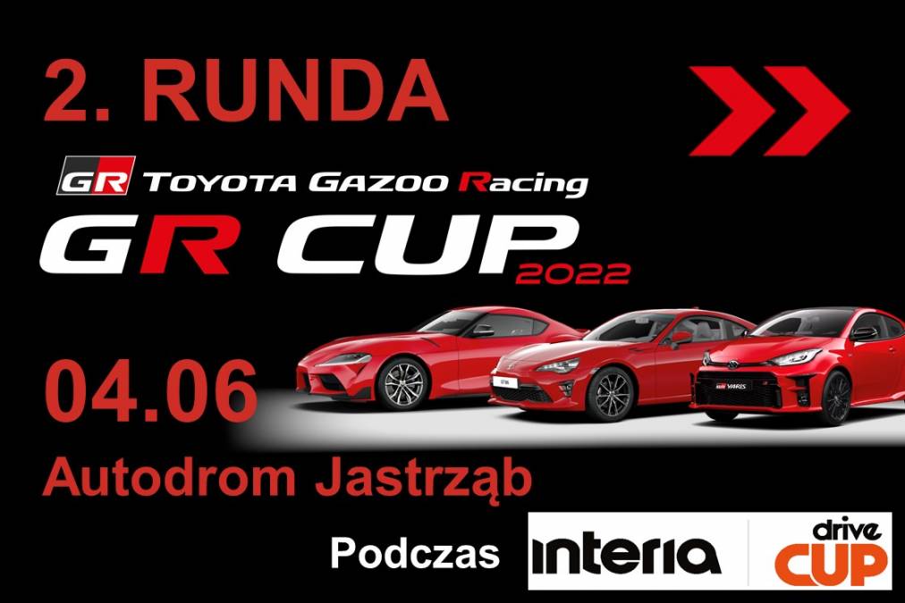 Informacje i zapisy na 2. rundę TOYOTA GR CUP - 4.06.2022 Autodrom Jastrząb